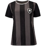 Camiseta do Botafogo Braziline Feminina Romper PRETO