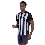 Camiseta do Atlético -MG Masculina Braziline Trevo PRETO/BRANCO