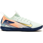 Chuteira Futsal Nike Mercurial Zoom Vapor 16 Acad MDS Júnior Verde Cla/Ouro