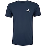 Camiseta Masculina adidas Manga Curta Own The Run Basic AZUL ESCURO