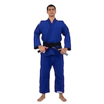 Kimono Torah Jiu-Jitsu Trançado Plus Adulto AZUL