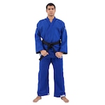 Kimono Torah Judo Trançado Plus Adulto AZUL