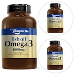 Omega 3 VitaminLife 1000mg - 120 Cápsulas - 3 Frascos Nao Se Aplica