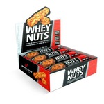 Barra de Castanhas BodyAction Whey Nuts - Caixa com 12 Barras de 30g Nao Se Aplica