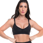 Top Fitness com Proteção Solar UV50+ Sandy Fitness Up - Feminino PRETO