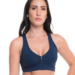 Top Fitness com Proteção Solar UV50+ Sandy Fitness Power - Feminino AZUL ESCURO