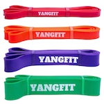 Kit Super Band Yangfit Extensor Elástico - 4 Intensidades Nao Se Aplica