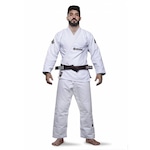 Kimono de Jiu Jitsu Atama Trançado Classic - Adulto BRANCO