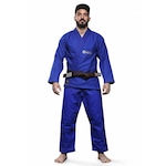 Kimono de Jiu Jitsu Atama Trançado Classic - Adulto AZUL