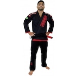 Kimono de Jiu Jitsu Keiko Ouro - Adulto PRETO