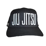 Boné Aba Curva Keiko Sports Flat Jiu Jitsu - Snapback - Adulto PRETO