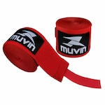 Bandagem Elástica Muvin BDG-500 - 5m VERMELHO