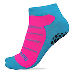 Meia para Pilates Muvin - Adulto AZUL/ROSA