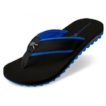 Chinelo Kenner Kivah Cushy - Masculino PRETO/AZUL