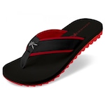 Chinelo Kenner Kivah Cushy TKH - Vermelho PRETO/VERMELHO