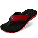 Chinelo Kenner Kivah - Masculino PRETO/VERMELHO