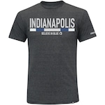 Camiseta First Down Indianapolis Futebol Americano Masculina - Adulto CINZA ESCURO