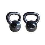 Kit Pelegrin: 2 Halteres Kettlebell Pelegrin PEL-10KB - 10kg Nao Se Aplica