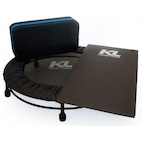 Mini Cama Elástica KL Master Jump + Step + Capa + Colchonete Eva PRETO