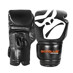 Luva de Boxe e Muay-Thai Gorilla - 06 Oz - Infantil PRETO