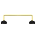 Barreira de Salto de Plástico Muvin- 25cm PRETO/AMARELO