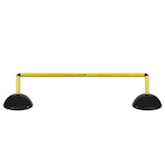 Barreira de Salto de Plástico Muvin - 20cm PRETO/AMARELO