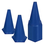 Cone de Marcação de Plástico Muvin 24cm -24 Unidades VERMELHO