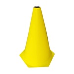 Cone de Marcação de Plástico Muvin - 24cm AMARELO