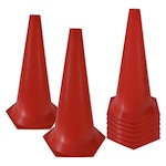 Cone de Marcação de Plástico Muvin 50cm - 8 Unidades AZUL