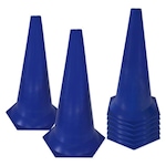 Cone de Marcação de Plástico Muvin 50cm - 8 Unidades VERMELHO