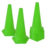 Cone de Marcação de Plástico Muvin 50cm - 8 Unidades AMARELO