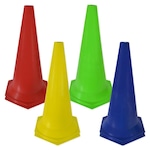 Cone de Marcação de Plástico Muvin 50cm - 8 Unidades SORTIDA