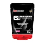 Massa 6 Bulking Gainers Protein Bodybuilders - Morango - 6 Kg - Refil Nao Se Aplica