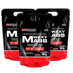 Kit Hipercalórico Bodybuilders Waxy Mass - Chocolate - 3kg - 3 Unidades Nao Se Aplica