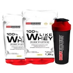 Kit 2x Whey Protein Bodybuilders - Baunilha - 1,8Kg + Coqueteleira Nao Se Aplica