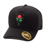 Boné Overking Aba Curva Trucker Rose - Adulto PRETO