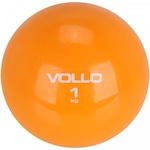 Bola de Ginástica Tonificadora Vollo - 1Kg LARANJA