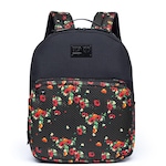 Mochila Cavalera Flower Fashion - 13 Litros PRETO/VERMELHO