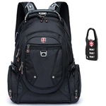 Mochila Swissport Hightech com Cadeado - 33 Litros PRETO