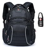 Mochila Swissport para Notebook com Cadeado - 30 Litros PRETO