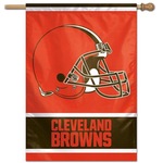 Bandeira Vertical WinCraft Logo Team Cleveland Browns - 70x100cm LARANJA