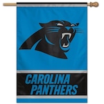 Bandeira Vertical WinCraft Logo Team Carolina Panthers - 70x100cm AZUL/PRETO