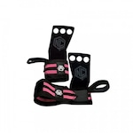 Luvas Grip Nc Extreme Munhequeira Pull Up PRETO/ROSA