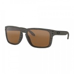 Óculos de Sol Oakley Holbrook XL Woodgrain Polarizado - Unissex MARROM