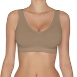 Top Fitness Hanes Alças Largas 5762 - Adulto MARROM CLARO