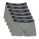 Kit de Cuecas Boxer Zorba em Max - 6 unidades - Adulto CHUMBO