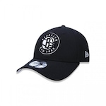 Boné Aba Curva New Era 940 Brooklyn Nets NBA - 40991 - Snapback - Adulto PRETO