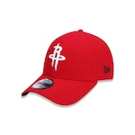 Boné Aba Curva New Era 940 Houston Rockets NBA - 40999 - Snapback - Adulto VERMELHO