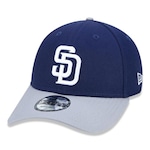 Boné Aba Curva New Era 9forty MLB San Diego Padres - Snapback - Adulto MARINHO/PETROLEO