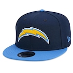 Boné Aba Reta New Era 9Fifty Original Fit NFL Los Angeles Charges - Snapback - Adulto MARINHO/PETROLEO